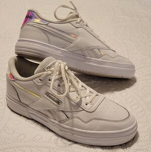 Reebok Club C Sneakers with Iridescent Accents